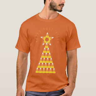 Zuckerhut-Weihnachtsbaum-Herbst-Grußkarte T-Shirt