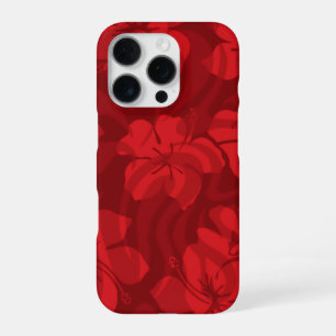Zuckerhütte Hawaiianischer Hibiskus Rot iPhone 16 Pro Hülle