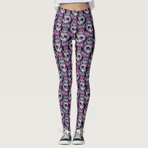 Zuckerkatzenmuster Leggings