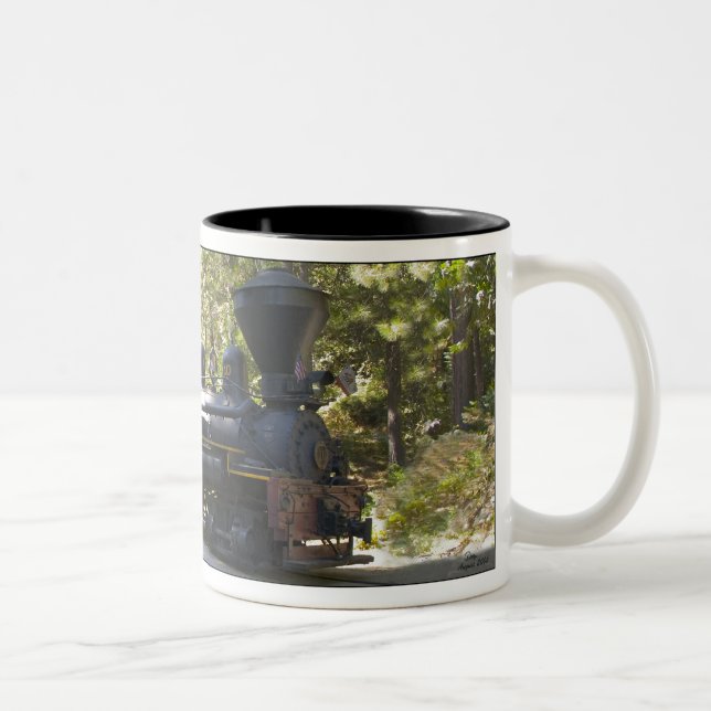 Zuckerkiefer Eisenbahn Yosemite Mt. Zweifarbige Tasse (Rechts)