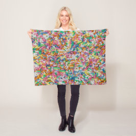 Zuckerkraut farbenfrohe Hintergrundgeschenk Fleecedecke