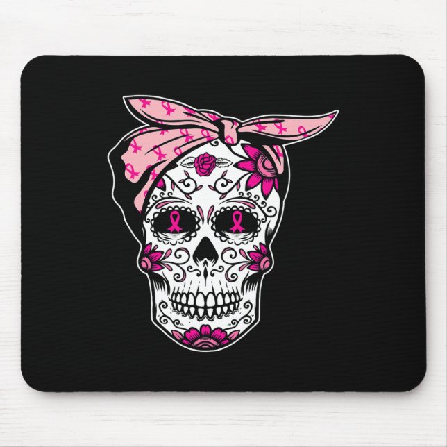 Zuckerkulpur Cooler Brustkrebs Mousepad (Vorne)