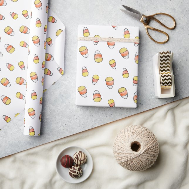 Zuckermais-Herbst-Geschenkpapier Geschenkpapier (Kunsthandwerk)