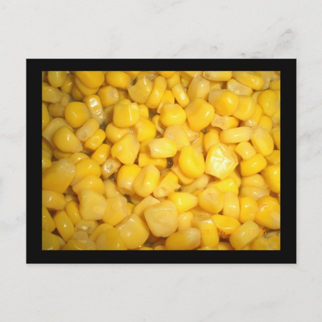 Zuckermais Postkarte (Vorderseite)