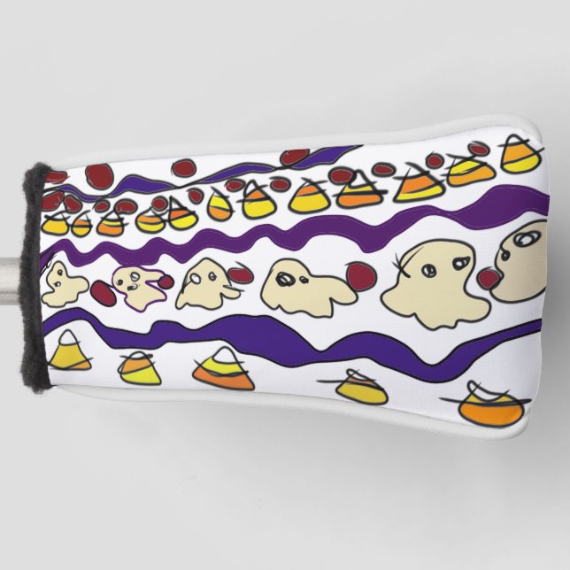 Zuckermais und Geist Golf Headcover (Vorderseite)