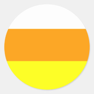 Zuckermaisfarbe Runder Aufkleber