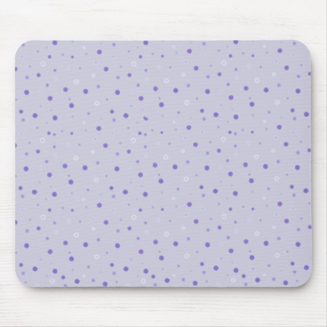 Zuckerpflaume auf Lila  Mousepad (Vorne)