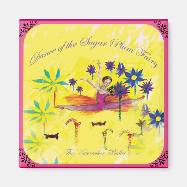 Zuckerpflaume Magnet (Vorne)