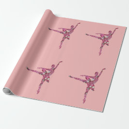 Zuckerpflaumen-Fee-Ballerina Geschenkpapier