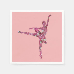 Zuckerpflaumen-Fee-Ballerina Serviette