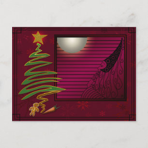 Zuckerpflaumen-Fee Feiertagspostkarte