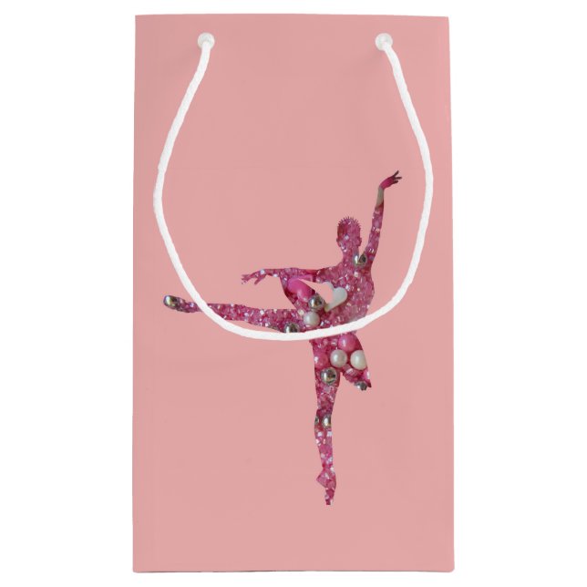 Zuckerpflaumen-feenhafte Ballerina doppelseitig Kleine Geschenktüte (Rückseite)