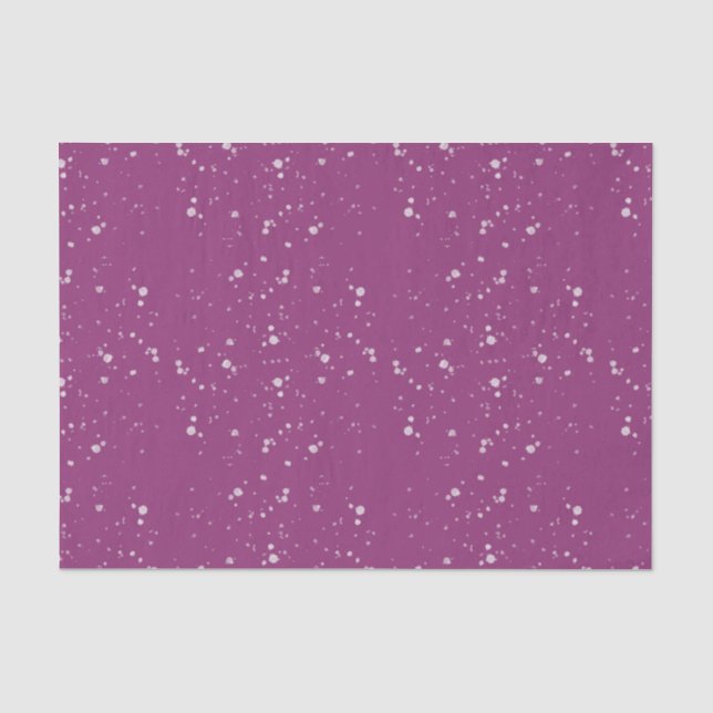 Zuckerpflaumen-Schnee Seidenpapier (Vorderseite)