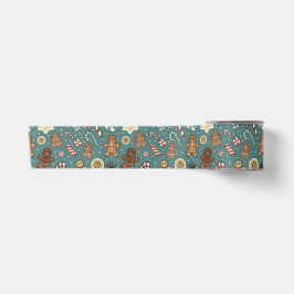 Zuckerpflaumen-Swirls Satinband