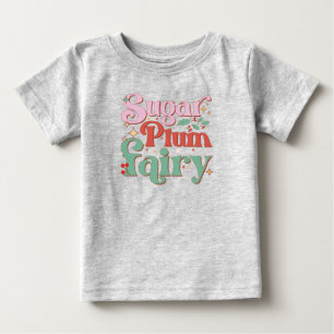 Zuckerpflaumenfee Weihnachten Süß Baby T-shirt