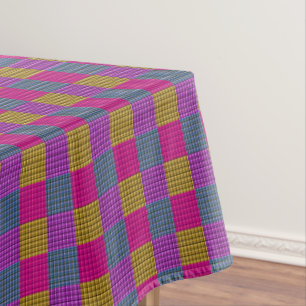 Zuckerplatten Tartan Print, Tischdecke