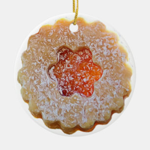 Zuckerplätzchen-personalisiertes Weihnachten Keramik Ornament