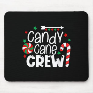 Zuckerrohr-Crew Weihnachten Xmas Liebe Süßigkeiten Mousepad