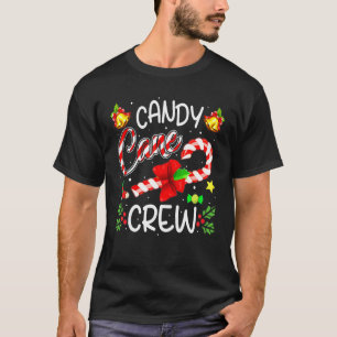 Zuckerrohr-Crew Weihnachtsbonbon Xmas T-Shirt