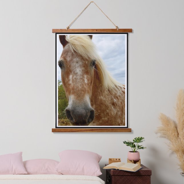 "Zuckerrohr: Die Gnade der Appaloosa" Wandteppich Mit Holzrahmen (Schlafzimmer)