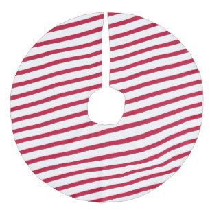 Zuckerrohr Leinenimitat Weihnachtsbaumdecke