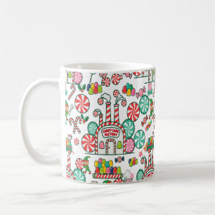 Zuckerrohr-Pfefferminz-Fabrik Kunst Kaffeetasse