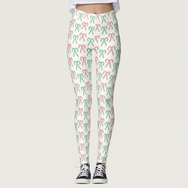 Zuckerrohr/Pfefferminze Leggings (Vorderseite)