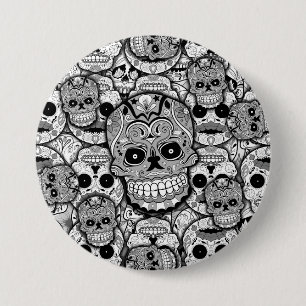 Zuckerrohrmuster Button