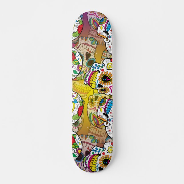 Zuckerrohrmuster Skateboard (Vorne)