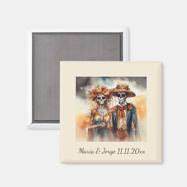 Zuckerrüben, Gewürze Magnet (Vorderseite/Rückseite)