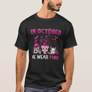 Zuckerrüben im Oktober tragen wir rosa Brustkrebs T-Shirt