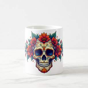 Zuckerschädel 2 kaffeetasse