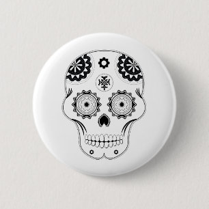 Zuckerschädel Button