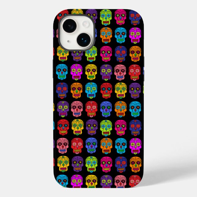 Zuckerschädel Case-Mate iPhone Hülle (Rückseite)
