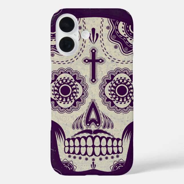 Zuckerschädel Case-Mate iPhone Hülle (Rückseite)