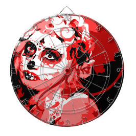 Zuckerschädel Dartscheibe