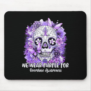 Zuckerschädel, den wir für Überdosierungsbewusstse Mousepad