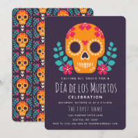 Zuckerschädel Día de los Muertos Feier