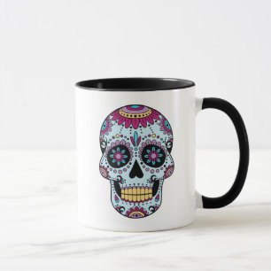 Zuckerschädel (Dia de Los Muertos) Tasse