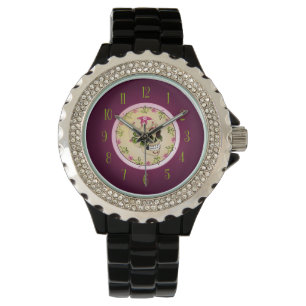 Zuckerschädel [Día de Muertos] Armbanduhr