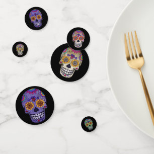 Zuckerschädel Dia de Muertos Konfetti