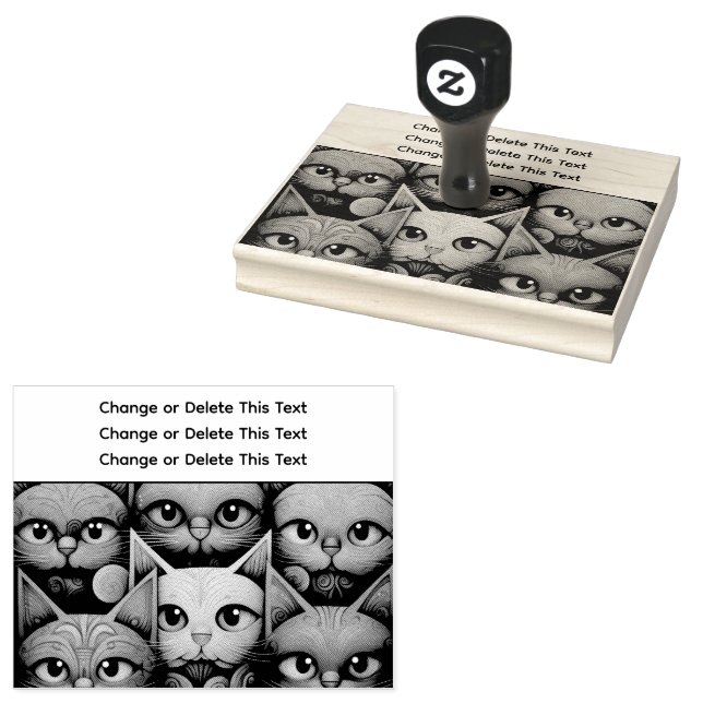 Zuckerschädel Gummistempel (Stempel)