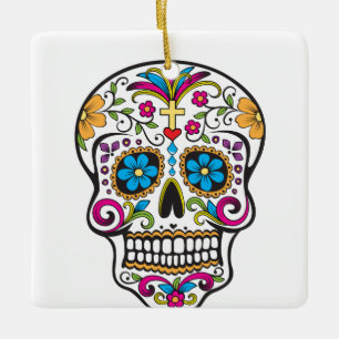Zuckerschädel Keramikornament