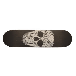 Zuckerschädel-Kunst-Skateboard Skateboard