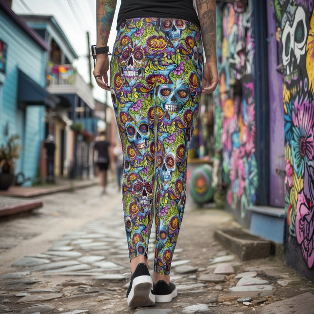 Zuckerschädel Leggings (Von Creator hochgeladen)