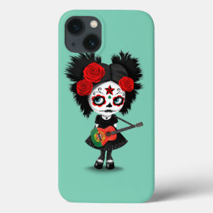 Zuckerschädel-Mädchen, das portugiesische iPhone 13 Hülle