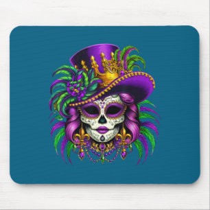 Zuckerschädel Mardi Gras Für Kunstwerke Mousepad