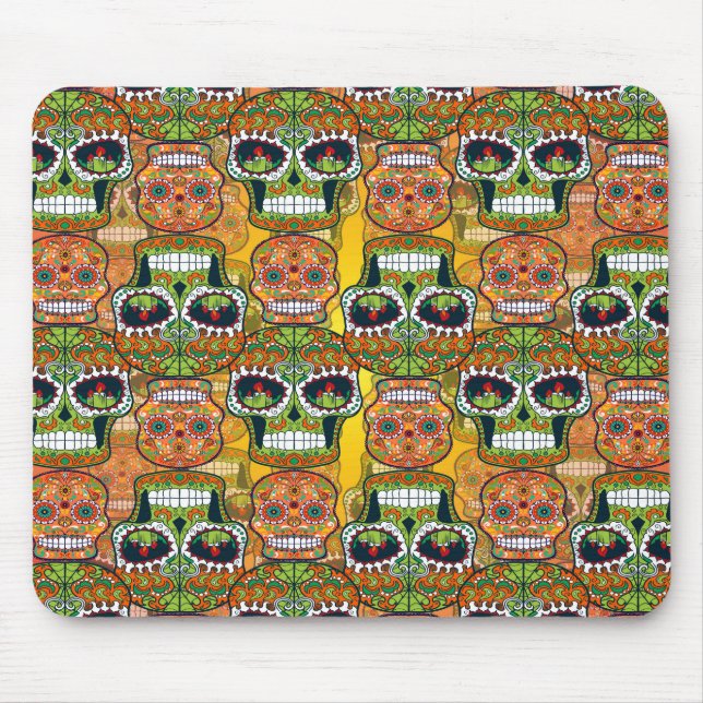Zuckerschädel Mousepad (Vorne)