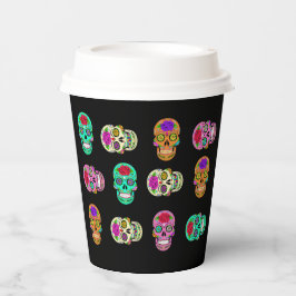 Zuckerschädel Pappbecher