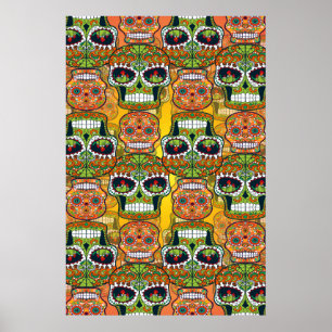 Zuckerschädel Poster